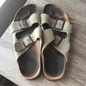 Greenish/Grey Birkenstocks